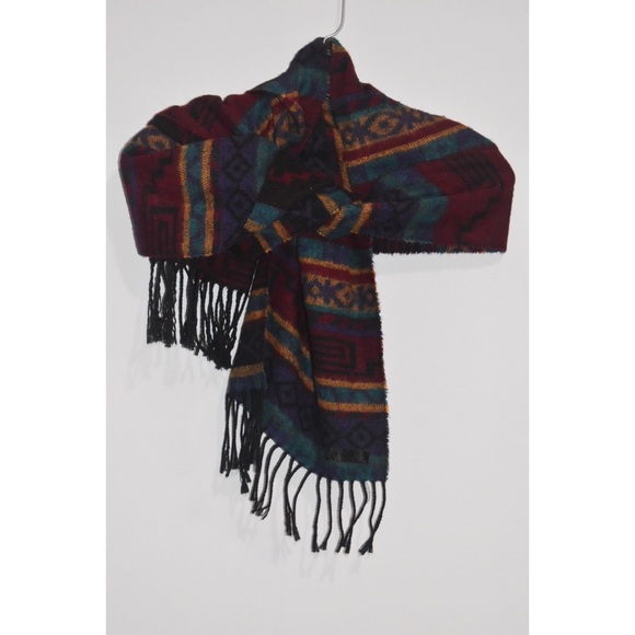 Tribal Print Multi Colored Scarf - Picture 1 of 3